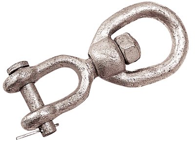 Swivel Shackle 3/8 - Galv - Seadog Line