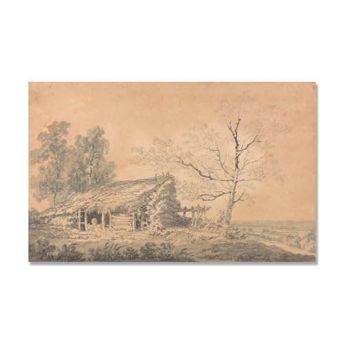 Toile J.M.W. Turner Romantisme Anglais pour Grand Salon Vintage et Chaleureux