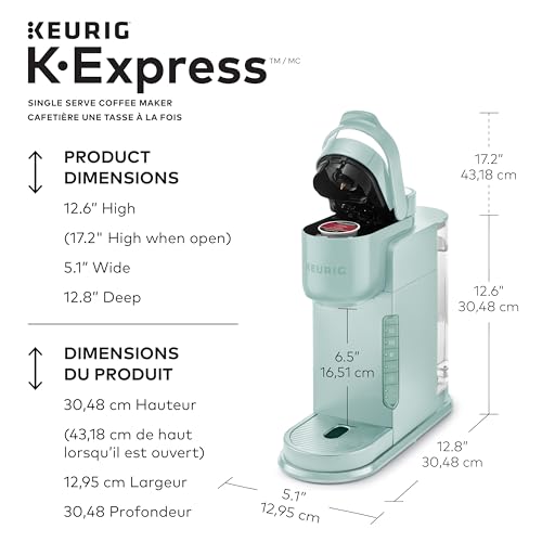 Keurig K-Express Single Serve K-Cup Pod Coffee Maker, Mint, With A Removable Reservoir And Strong Button Function by Keurig - Image 6