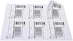 9527 Product 6 up 3-1/3" x 4" Sticker Labels, Printable Sticker Paper, Etiquettes Autocollante, Shipping Address Labels for Laser/Ink Jet Printer,100 Sheets,Total 600 Labels