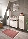 xonox.home Badezimmer Boston Badezimmerschrank Badschrank stehend Wandschrank hängend Standschrank Hängeschrank in weiß, ca.30x80x29 cm bodenstehend/hängend montierbar