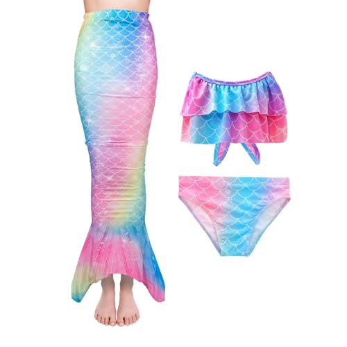 DNFUN Marmaid Bathing Suit for Girls2