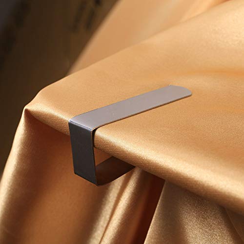 HERCHR Tablecloth Clip,Picnic Table Clip,Stainless Steel Table Cloth Clip,Picnic Table Cover Clamp for Kitchen Dining Party Outdoor Wedding