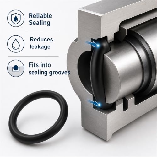 O-ring kit de juntas de nitrilo para reparar grifos con fugas 7