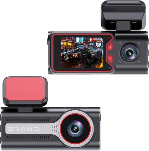 Cámara de coche 4K con WiFi, GPS integrado y pantalla IPS de 2.0 pulgadas para grabación continua