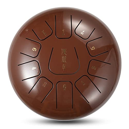 Percussion Steel Tongue Drum, Portable Xuankong Drum Sanskrit Drum with Bag, Mallets, scales and finger rings for Camping, Meditation, or Yoga Lotus Steel Tongue Drum (Color : I) (J)