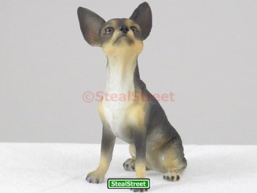 Vista 8 de StealStreet Chihuahua (negro) Dog - Figura de estatua coleccionable