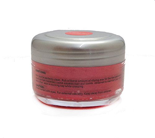 Cera para cabello temporal color rojo Light Red 50mL miniatura 2