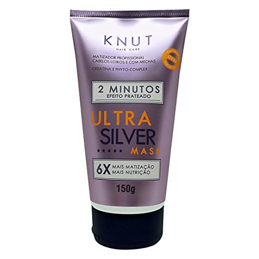 KNUT Hair Care Knut Ultra Silver Prata 150G