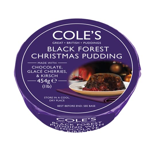 Cole's Black Forest Christmas Pudding 1lb