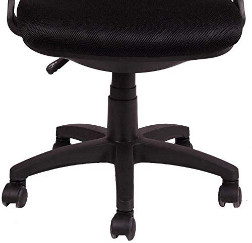 Image of SELTOS Heavy Duty Pin Type Nylon Office Chair Wheels (Caster) Set of 5 Black - Load Capacity 250 kg.