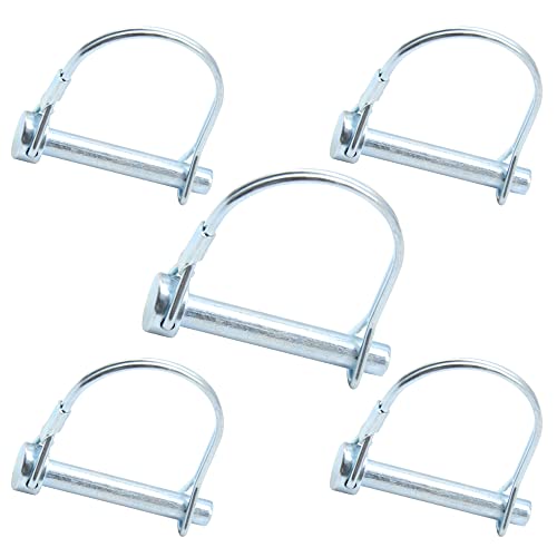 CEEYSEE 5Stück Sicherungsstift 8 mm x 50 mm Rohrklappsplinte mit Rastverschluss aus Verzinktem für Anhänger, Lastwagen, Traktoren, Kippern, Bauernhof, Rasenmäher (D8 mm x 50 mm) CEEYSEE 5Stück Sicherungsstift 8 mm x 50 mm Rohrklappsplinte mit Rastverschluss aus Verzinktem für Anhänger, Lastwagen, Traktoren, Kippern, Bauernhof, Rasenmäher (D8 mm x 50 mm)