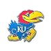 NCAA Kansas Jayhawks Die Cut Color Automobile Emblem