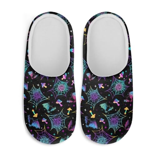 chaqlin Halloween Slippers for Women Indoor Bedroom Warm Closed Toe House Shoes Trendy Gift for Womens Soft Sole2