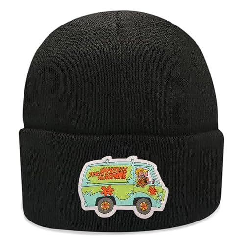 Scooby Doo Bus Beanie for Kids and Adults Winter Hat Officially Licensed Black - One Size