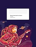  Blanko Notenheft für Gitarre: Leere Notenblätter für Gitarre (gebunden)  100 Seiten  Noten-Linien und Tabulatur  ca. A4 (21,59 x 27,94 cm)  für ... Lernende, zum Songs schreiben und fürs Üben