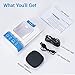 PRUNUS Headphone Jack Bluetooth Transmitter for TV and Radio.MP3 Player Bluetooth Transmitters.Pair Bluetooth Speakers/Earphones(Apart from Apple and Qualcomm).Fit with 3.5mm Jack,Automatic Connection