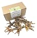 Sancho & Lola's Dehydrated Chicken Feet for Dogs - Organic Texas-Sourced Sustainably-Raised 12 Count Human-Grade USA Made Dog Chews Collagen, Glucosamine & Chondroitin - Raw Diet Approved