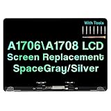 XIMIELEC Screen Replacement for MacBook Pro 13.3" A1706 A1708 Late 2016 Mid 2017 Retina LCD Display