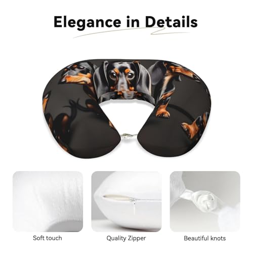Almohada de Polyester para Cuello y Hombros Negro miniatura 4