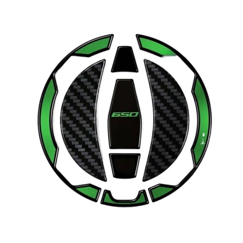 Autocollant résine Kawasaki Versys 650 2024 : kit de protection réservoir moto noir design