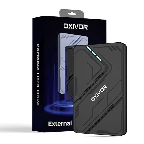 OXIVOR 1TB Portable External Hard Drive – 2.5