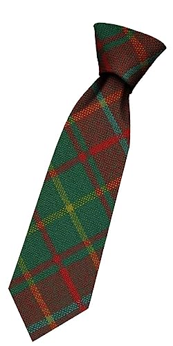 Cravate Tartan Burnett Ancient en Laine pour Fêtes et Mariages Garçon