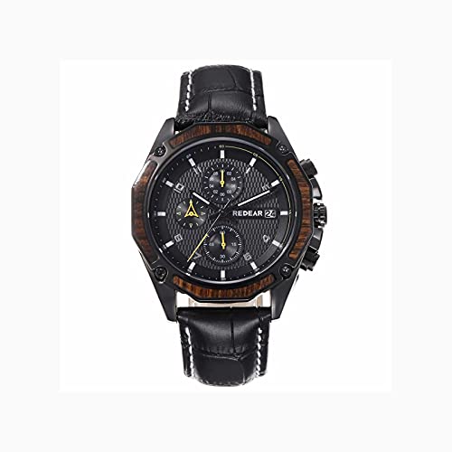 SXZHDZ Neue Herrenuhrengürtel Business wasserdichte Freizeit Quarzuhr multifunktionale Sportuhr Cover