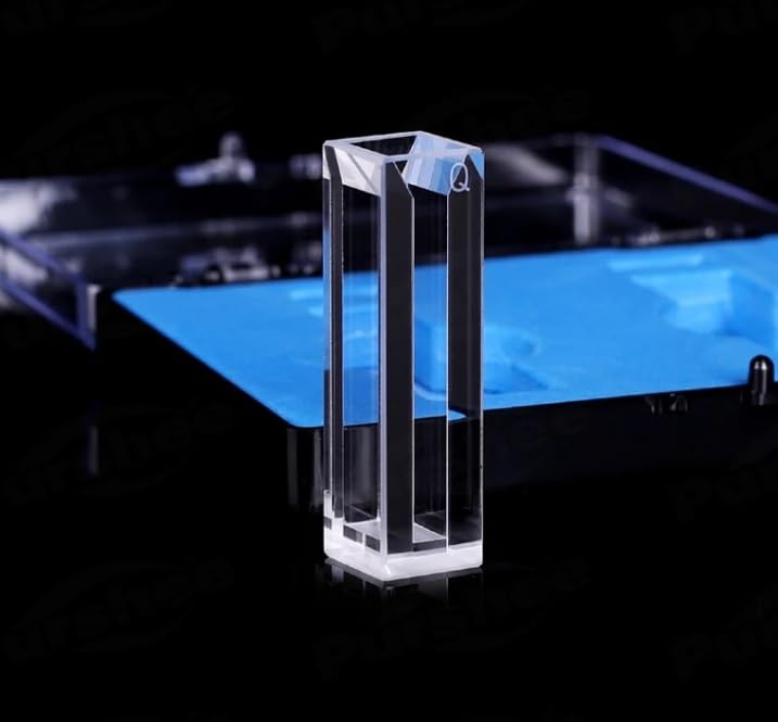 Cuvette de fluorescence en micro-quartz 1400 µl avec couvercle pour laboratoire - 6
