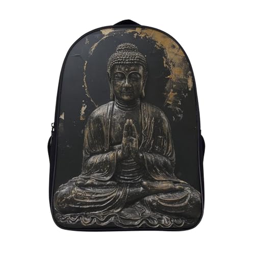 Mochila escolar infantil de Buda resistente al agua de 40cm para regalo de Navidad
