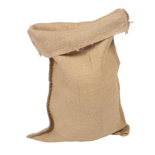 ROMISBABA 3 piezas Sacos de Yute Grandes Bolsas Resistente para Almacenaje y Transporte de Tierra Patatas y Materiales Multifuncional para Jardín y Construcción
