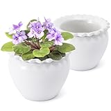 Lovely Ran 2pcs 6.5 * 4.6 * 4 inch White African...