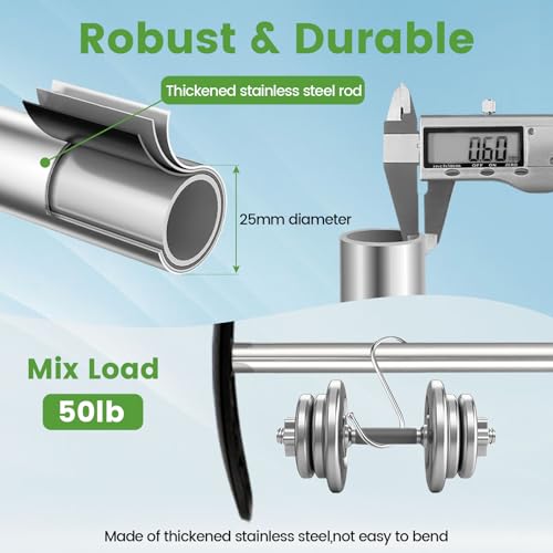 Greeily Golf Travel Bag Support Rod, 33"-60" Golf Club Travel Protector Stick Telescopic Adjustable Airlines Stiff Arm Club Protector Stainless Steel Pole - image 6