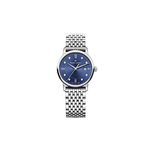 Reloj de Cuarzo Maurice Lacroix Eliros Date Ladies, Azul, Diamantes
