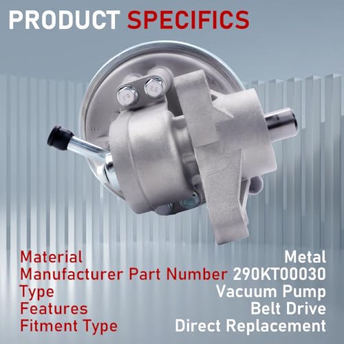 Bomba de Vacío LEABON 290KT00030 Compatible con Motores a Gas Isuzu NPR, NQR, N-Series e I-Series (2020.5–2023), Reemplaza 8975481860, 97548186, 97780770, 8976569800, Accionada por Correa miniatura 5