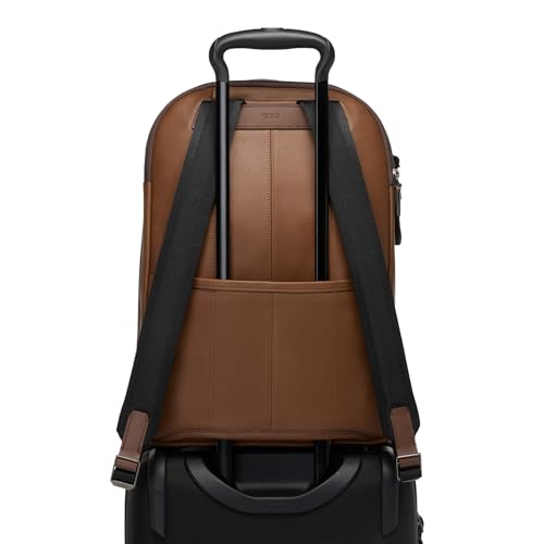 Image of TUMI - Harrison Warren Backpack - 15-Inch Laptop Backpack - Stylish Women's & Men's Backpack for Travel & Business - Cognac Bombe