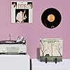 EGMEHOAD Vinyl Record Storage Holder, Black Lp Record Holder,Metal Album Storage for Vinyl Records #5