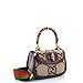 Gucci, Pre-Loved Bamboo 1947 Top Handle Bag Jumbo GG Canvas Small, Brown