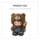 POP MART Hirono Living Wild-Fight for Joy Plush Doll Anime Actionfiguren Sammelfiguren Sammler Kunstspielzeug Spielzeug Figuren Geschenk 1PC