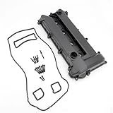 Tapa de válvula Aluminium Alloy Engine CAM ROCKER COVER & GASKET Para FORD 09 FOX 5S5G-6K272-BB Válvula de motor
