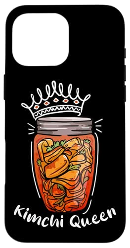 韓国料理 辛いもの好き キムチ好き 韓国 スマホケース iPhone 16 Pro Max 用