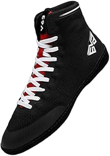 Men's Wrestling Boot Boxing Shoes High Top Weightlifting Shoes Breathable Lightweight for Wrestling Gym Kids Adults,Black,11