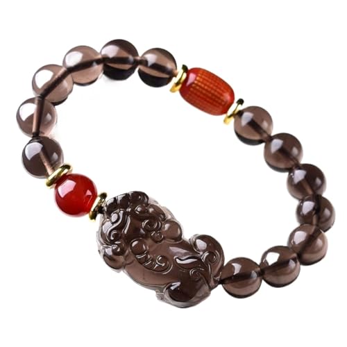 Bracelet en obsidienne noire Feng Shui graine de glace authentique et agate