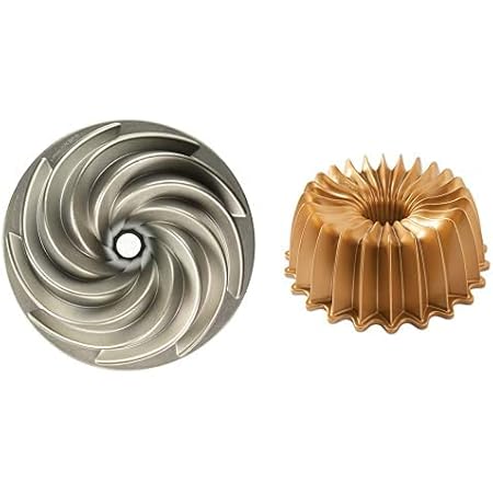 Nordic Ware Platinum Collection Heritage Bundt Pan & Ware Brilliance Bundt Pan
