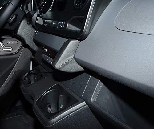 KUDA 3335 Uchwyt sztuczna skóra czarny do Mercedes Sprinter od roku produkcji 2018
