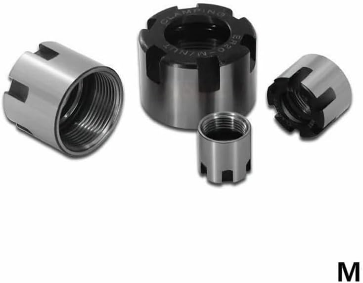 Anti-Loosening Spring Clamping Nut Type M/UM ER8-ER32 for CNC Machines (1pc) - High Strength, Compact Design(M24x1.0)