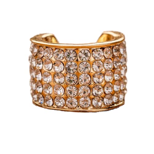 UltraScope Crystal Stethoscope Charm - Ice on Gold