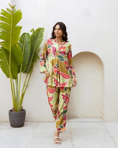 Image of Kalaanj Kurta Set for Women || 2 pic co-ords Set for Women (Kurta set 29-12-1)