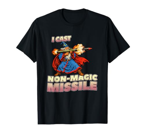 I Cast Non-Magic Missile RPG Meme T-Shirt