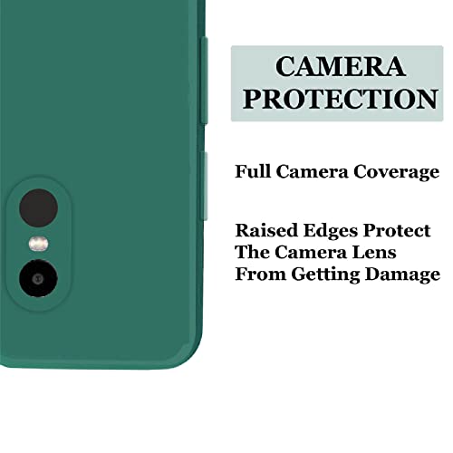 Image of A rtistque Liquid Silicone Back Cover Case for Redmi Note 4X Matte Shockproof TPU Soft Flexible with Camera Protection - Green